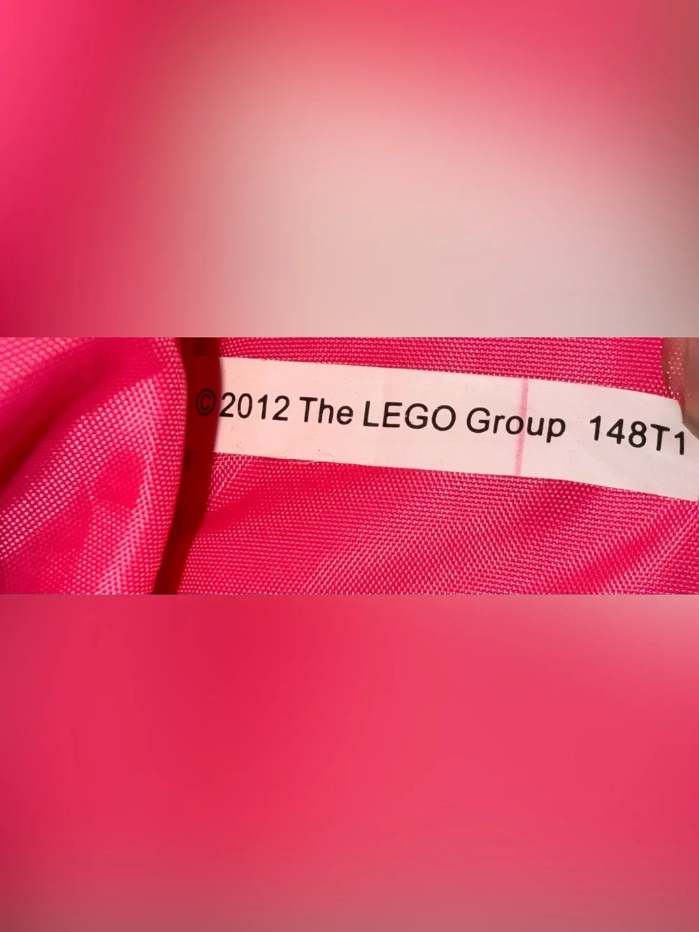 Lego Pink Brick-Style Backpack with Six Stud Pockets 2012 no longer made